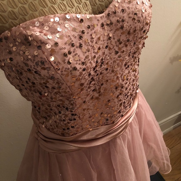 Pink Sequin Dress - Picture 2 of 8
